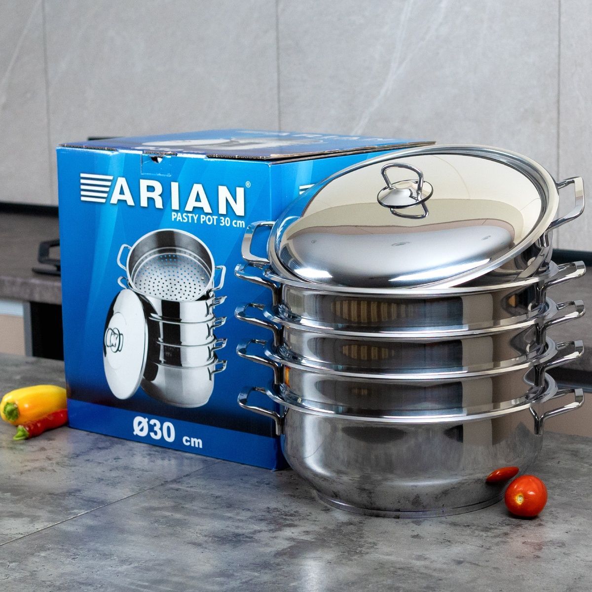 Мантоварка Arian 6 пред. 30 см Mantı Pot MPM-003 фото